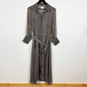 MISA Los Angeles Ines Dress Women's Size Small Black / Grey